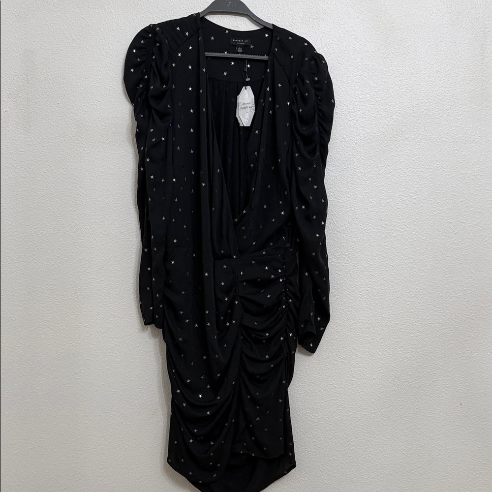 Current Air Black Dress with Silver Accents